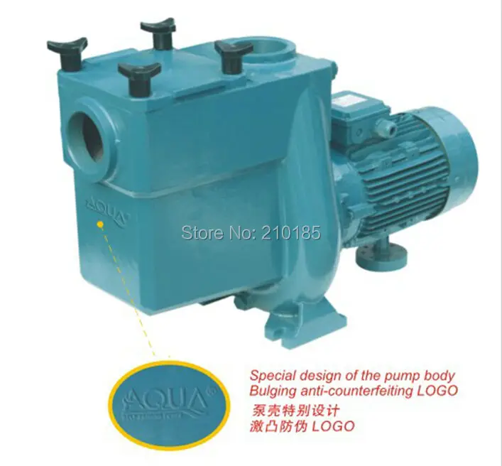 

AQUA3.0KW380V50HZ Close-coupled self-priming certrifugal HEAVY pumps with buit-in strainer protection IP54,Constructed in IEC34