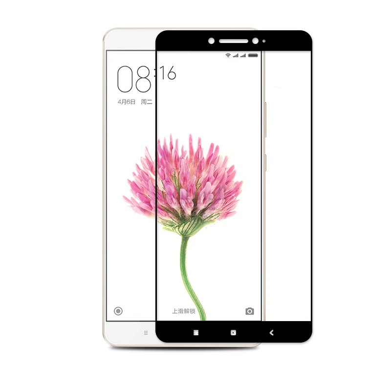 Black Новинка 0,26 мм полноэкранная защитная пленка из закаленного стекла для Xiaomi mi MAX Защитная пленка для экрана Xao mi MAX 2 3 9H твердость - Цвет: Black