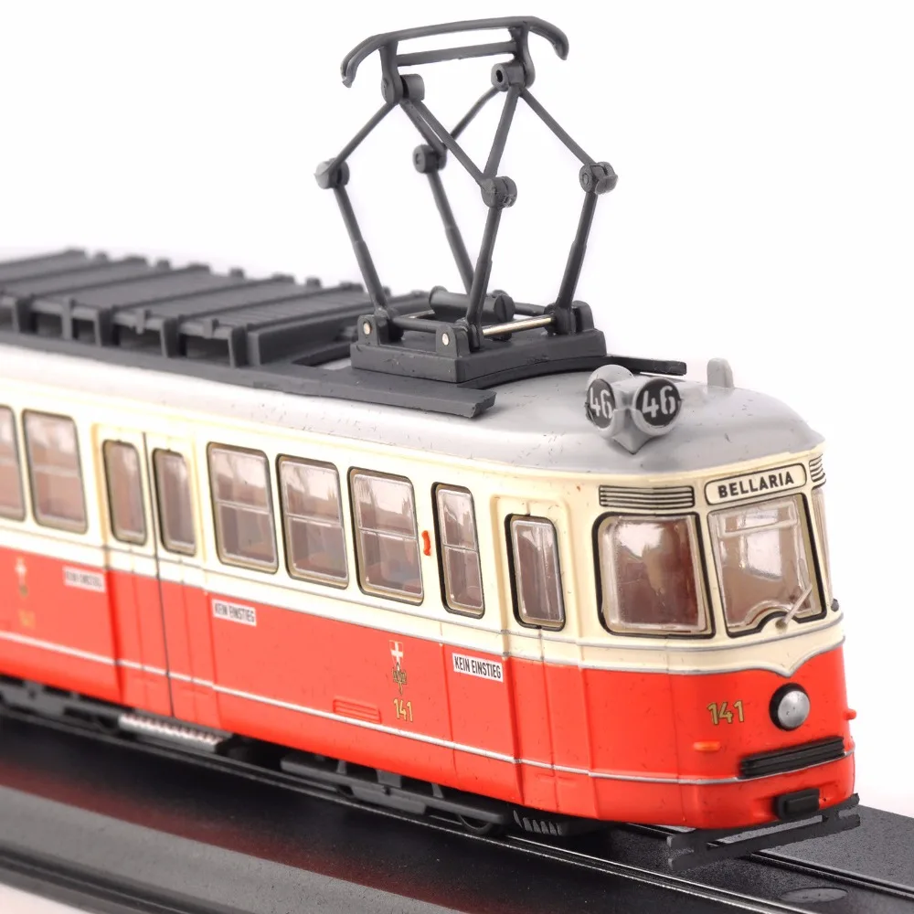 Детские игрушки 1/87 модель C1 Nr.141(Simmering-Graz-Pauker)-1957 Atlas трамвайный автомобиль № 11 Швейцарский трамвай для любителей коллекция подарок