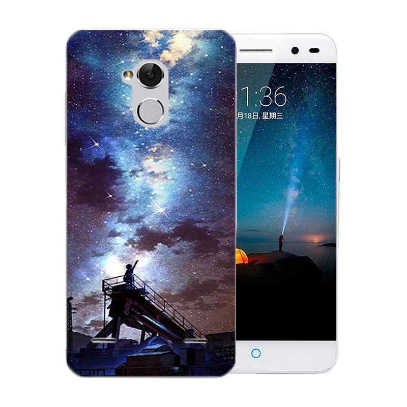 5 0 дюйма для ZTE Blade V7 Lite прозрачные чехлы телефона Мягкие силиконовые с узором