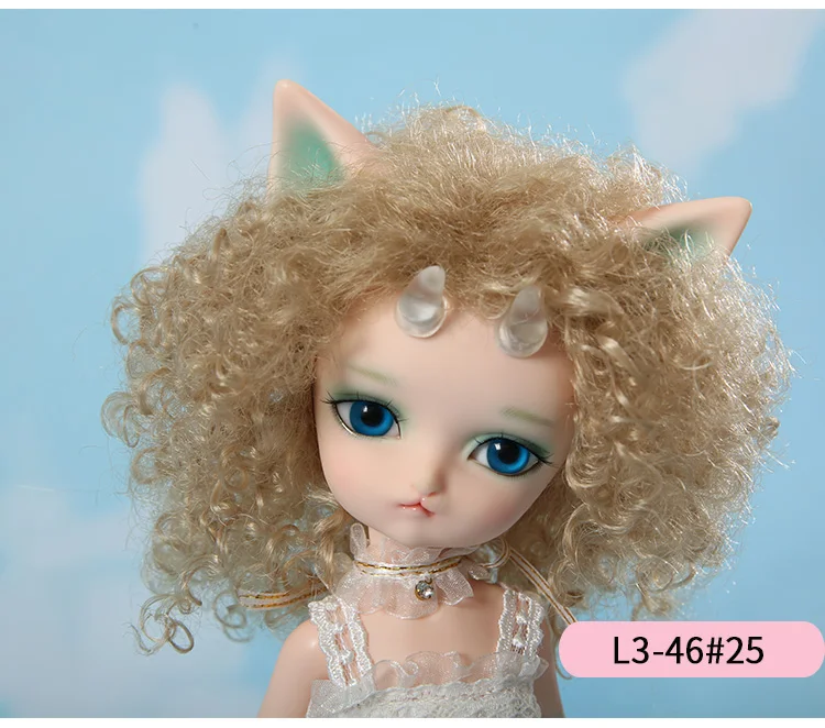 BJD парик для куклы 1/3 шерсть рулон Diy высокая температура Dollsome IP SD длинные прямые аксессуары для волос