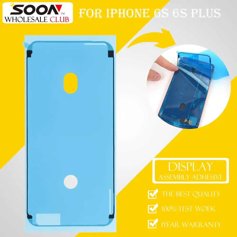 10 шт. оптовая продажа только для iPhone 6s плюс ЖК Дисплей сборки клей кадр к ободок
