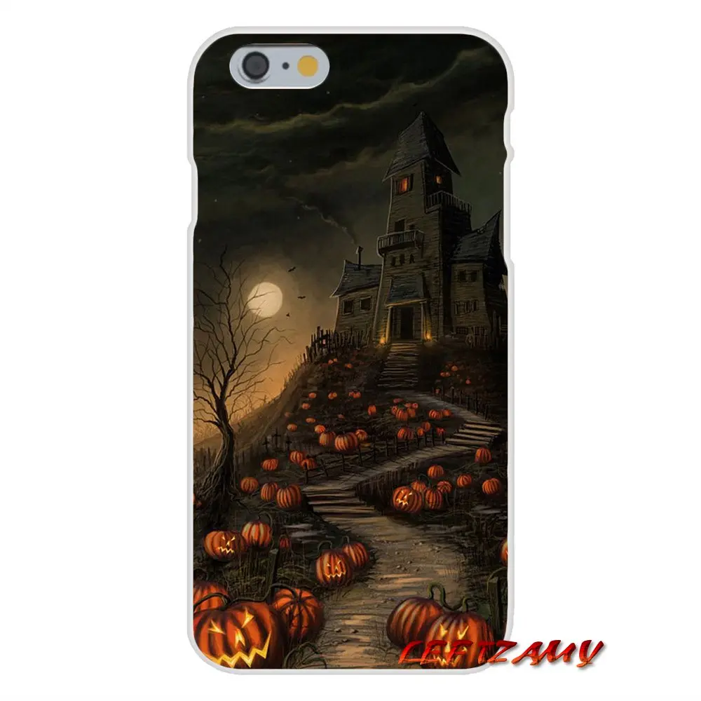Для samsung Galaxy A3 A5 A7 J1 J2 J3 J5 J7 2015 2016 2017 и надписью &quotHappy Halloween&quot ткани тыква аксессуары