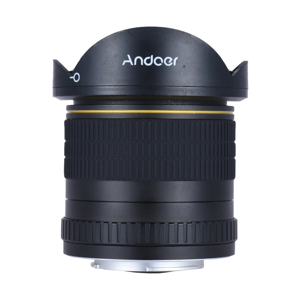Andoer 8 мм F3.5 170 ультра широкий HD Fisheye Асферические круговой объектив для Nikon D7100 D7200 D7000 D300 D300S D5500 d810 D800 и т. д