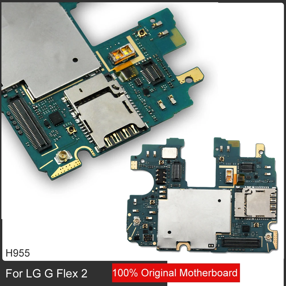 С полным чипом для LG G Flex 2 H955 материнская плата, 16 ГБ оригинальная разблокированная для LG G Flex 2 H955 материнская плата с системой Android