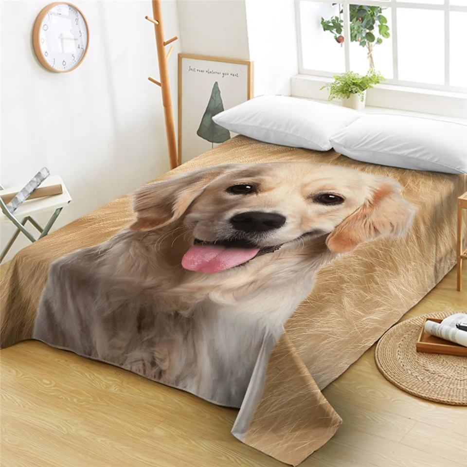 Постельное белье BeddingOutlet для собак с 3D рисунком красивая плоская простыня такса