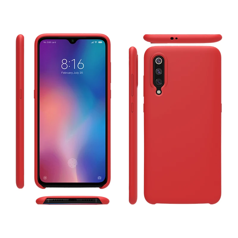 Чехол Nillkin для xiaomi mi 9 жидкий силиконовый Гладкий защитный чехол mi9 Mi Исследуйте