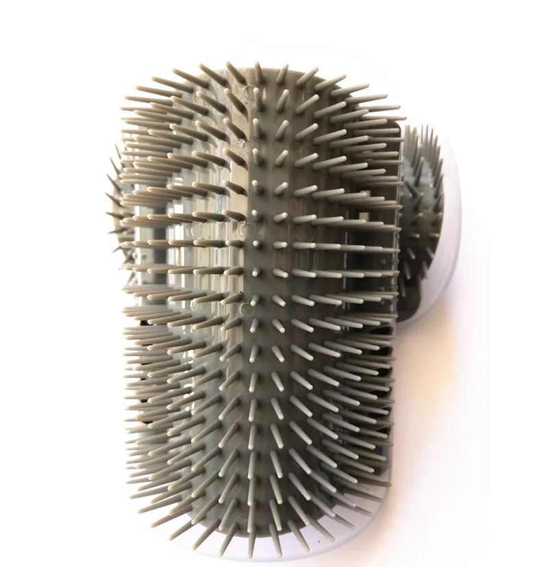 Расческа для животных кошачья щетка угловая Массажная самогрумерная щекотка