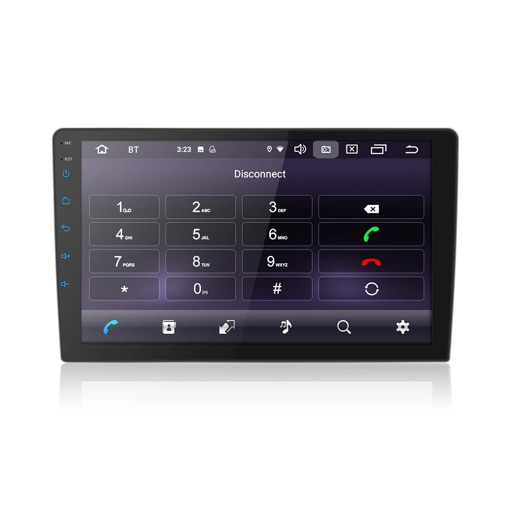9' Android 9,0 2 din android автомобильное компактное минирадио 2.5D ips экран gps навигация wifi для Ford Focus MP5 Автомобильный плеер Передняя и задняя камера