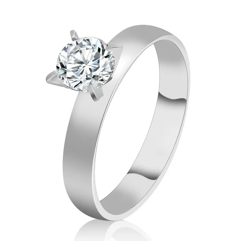 H5076SL Новая мода Серебряный Цвет кольца из нержавеющей стали, открытые крест кольцо с узором для девочек, Для женщин подарок ювелирные изделия Прямая свадебных ювелирных изделий - Цвет основного камня: H5076SL