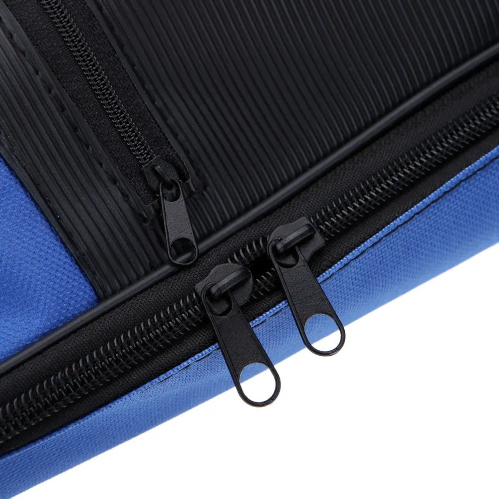 

New 41inch Guitar Backpack Shoulder Straps Pockets 5mm Cotton Padded Gig Bag Case blue