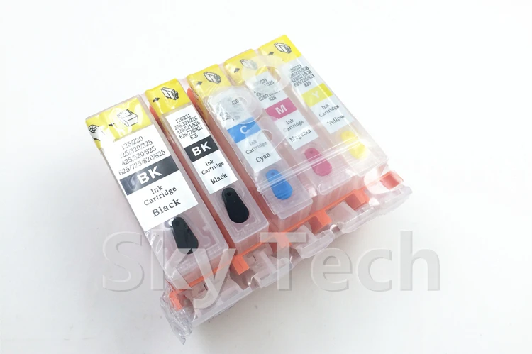 5PK пустой многоразовый картридж костюм для PGI525 CLI526 canon IP4850 IP4950 IX6550 MX885 MG5150 6250 с