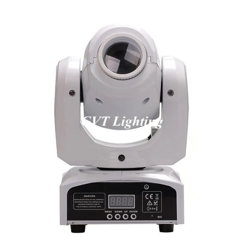 30 Вт белый корпус LED Moving Head Spot Light 8 gobos effect stage lighting DMX Mini Stage Lights|moving head spot light|stage lighthead