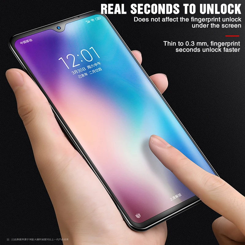 Закаленное стекло 9D для xiaomi 9 t протектор экрана pro Россия 9se 9x mi закаленное