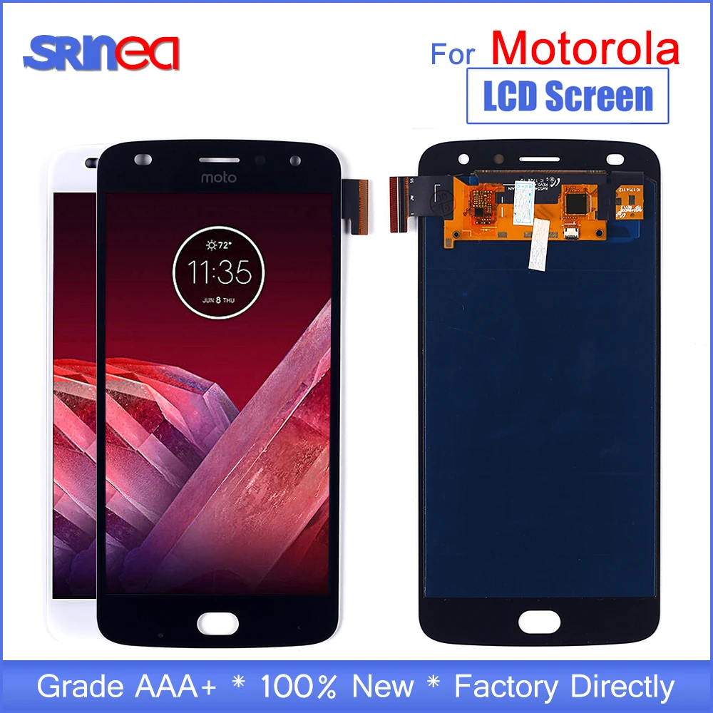 5 ''OLED дисплей для Motorola Moto Z2 Play сменный сенсорный ЖК экран XT1070 черный|Экраны