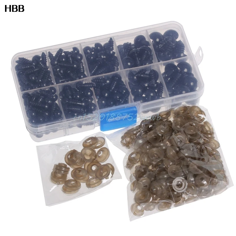 240 шт. кукольные глаза для медведя 6-12 мм | Игрушки и хобби