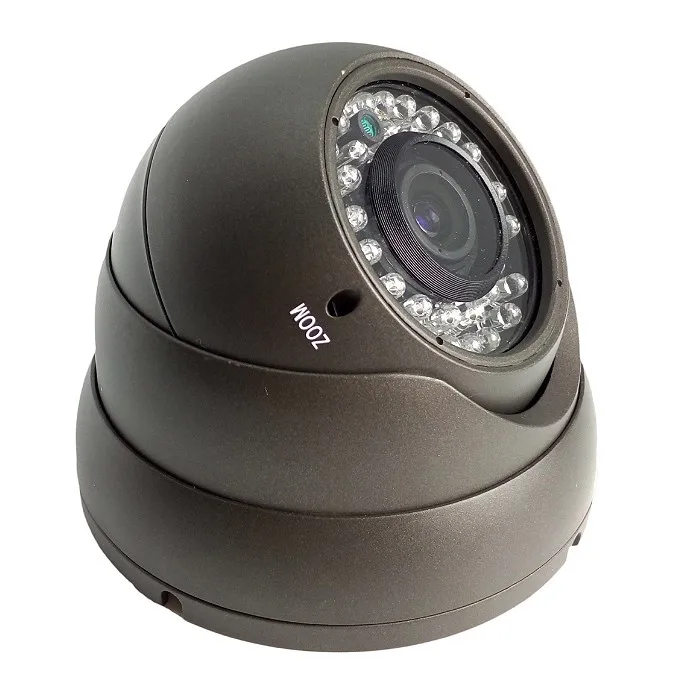 Инфракрасная купольная камера видеонаблюдения 1200TVL CMOS с ночным видением, с металлическим корпусом, вариофокальный объектив 2,8-12 мм от AliExpress RU&CIS NEW