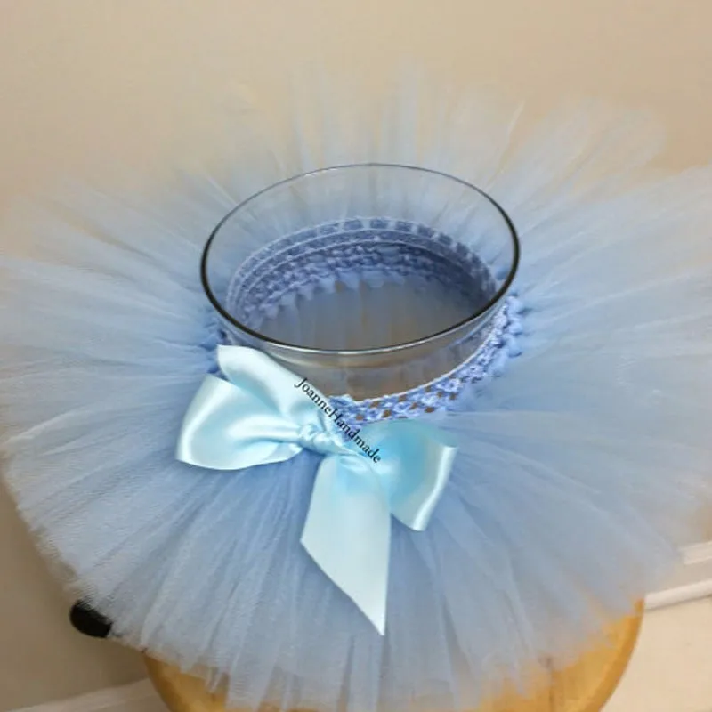 Милая вязаная юбка-пачка для маленьких девочек детские пушистые балетные юбки с