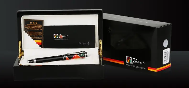 Najtaniej Pimio Picasso Pióro Wieczne 10k Złota Stalówka Wysokiej Klasy Biznes Prezent Biurowy Box Art Ps-80 Zakrętka Moda Casual Pióra Wieczne