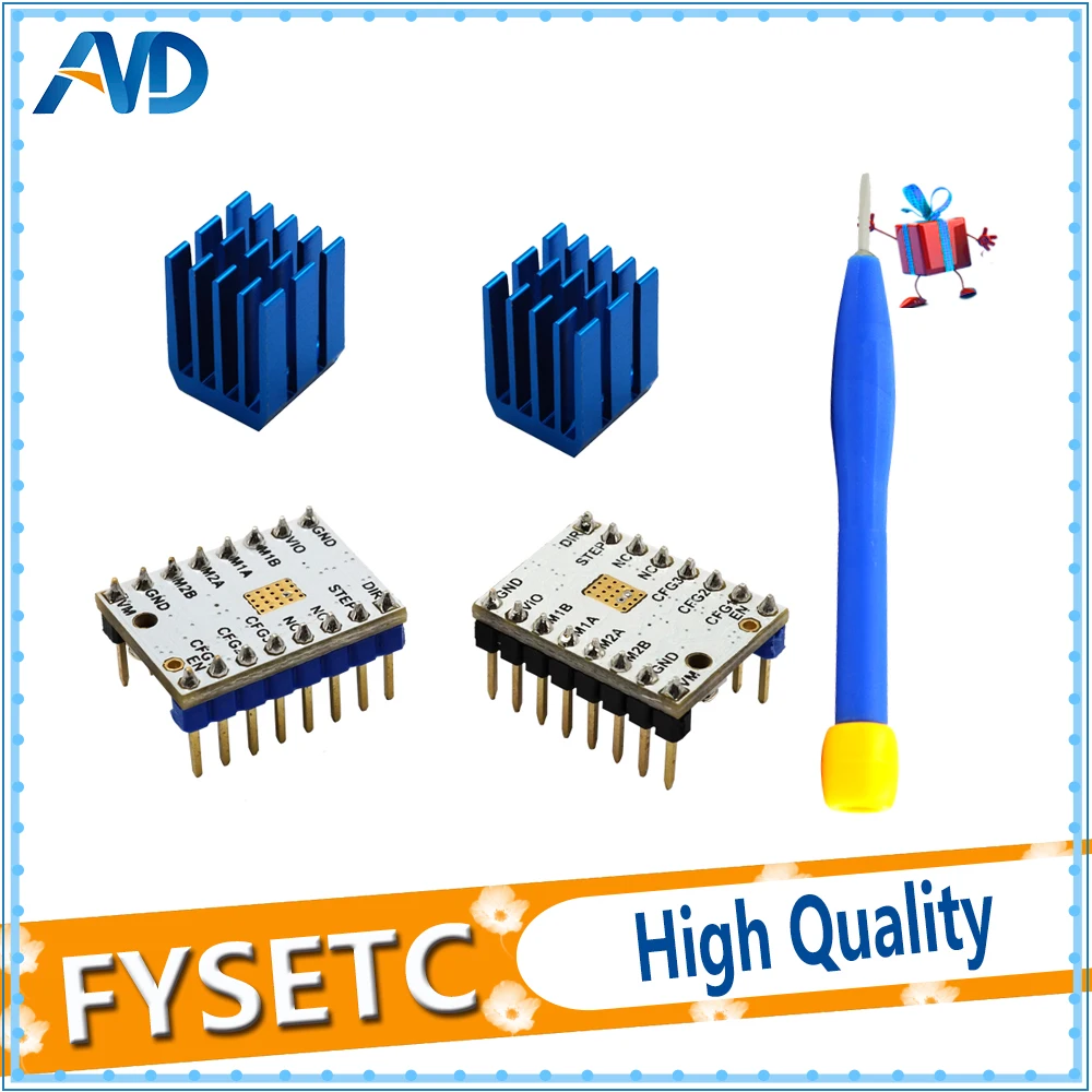 5 шт. StepStick TMC2100 V1.3 Драйвер шагового двигателя ультра тихий отличная защита