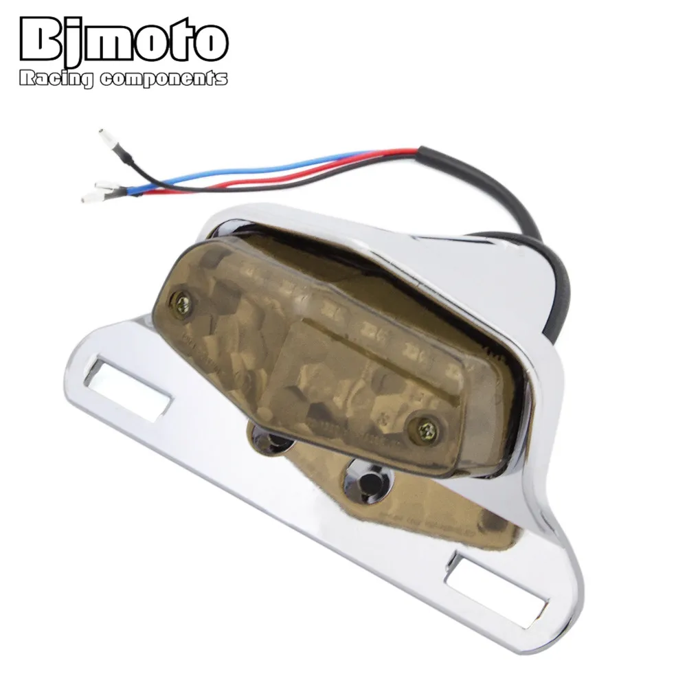 BJMOTO Мотокросс свет s Боковое крепление кронштейн для номерного знака мотоцикла
