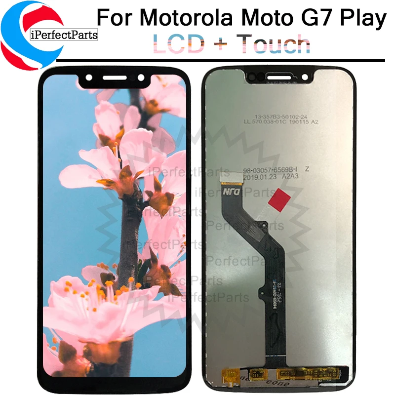 ЖК дисплей для Motorola Moto G7 Play сенсорная панель экранная дигитайзер в сборе замена