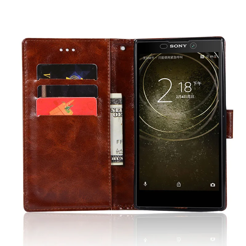Чехол в стиле ретро для Sony Xperia XA1 XA2 XA Ultra чехол бумажник из искусственной кожи флип