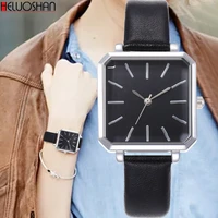 2021 top brand square woman bracelet watch contracted leather crystal wristwatches women dress ladies quartz clock dropshiping