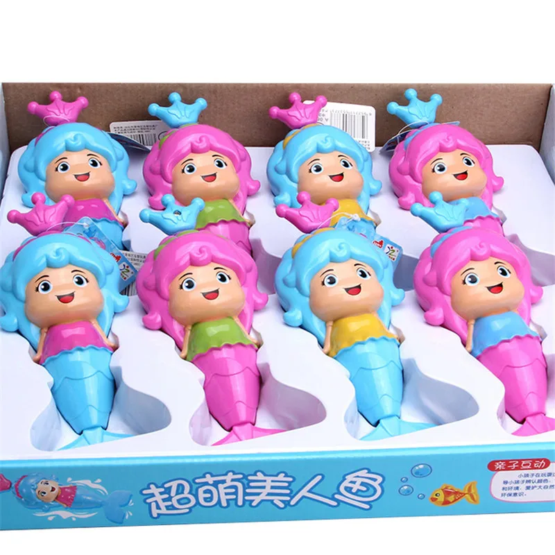 Doub K 8 шт. детские игрушки Милая Русалка заводная игрушка новая для ванны