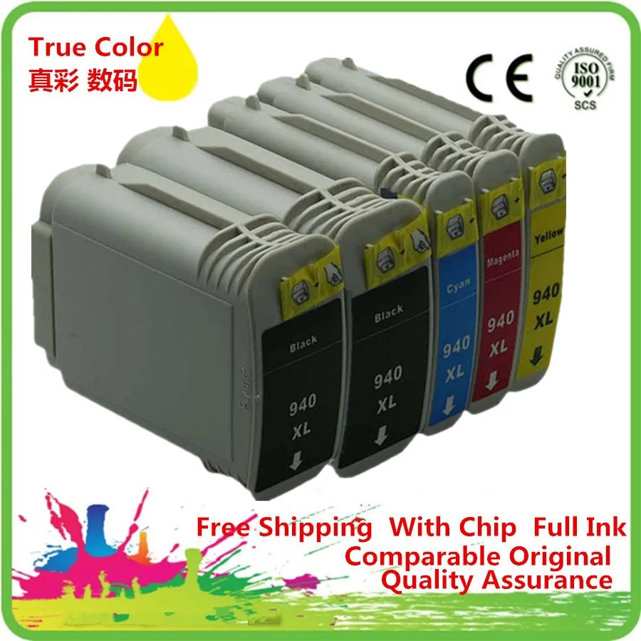 Сменные чернильные картриджи для 940 XL 940XL HP940 HP940XL C4906A C4909A Officejet Pro 8500A A910a A910g A910n |