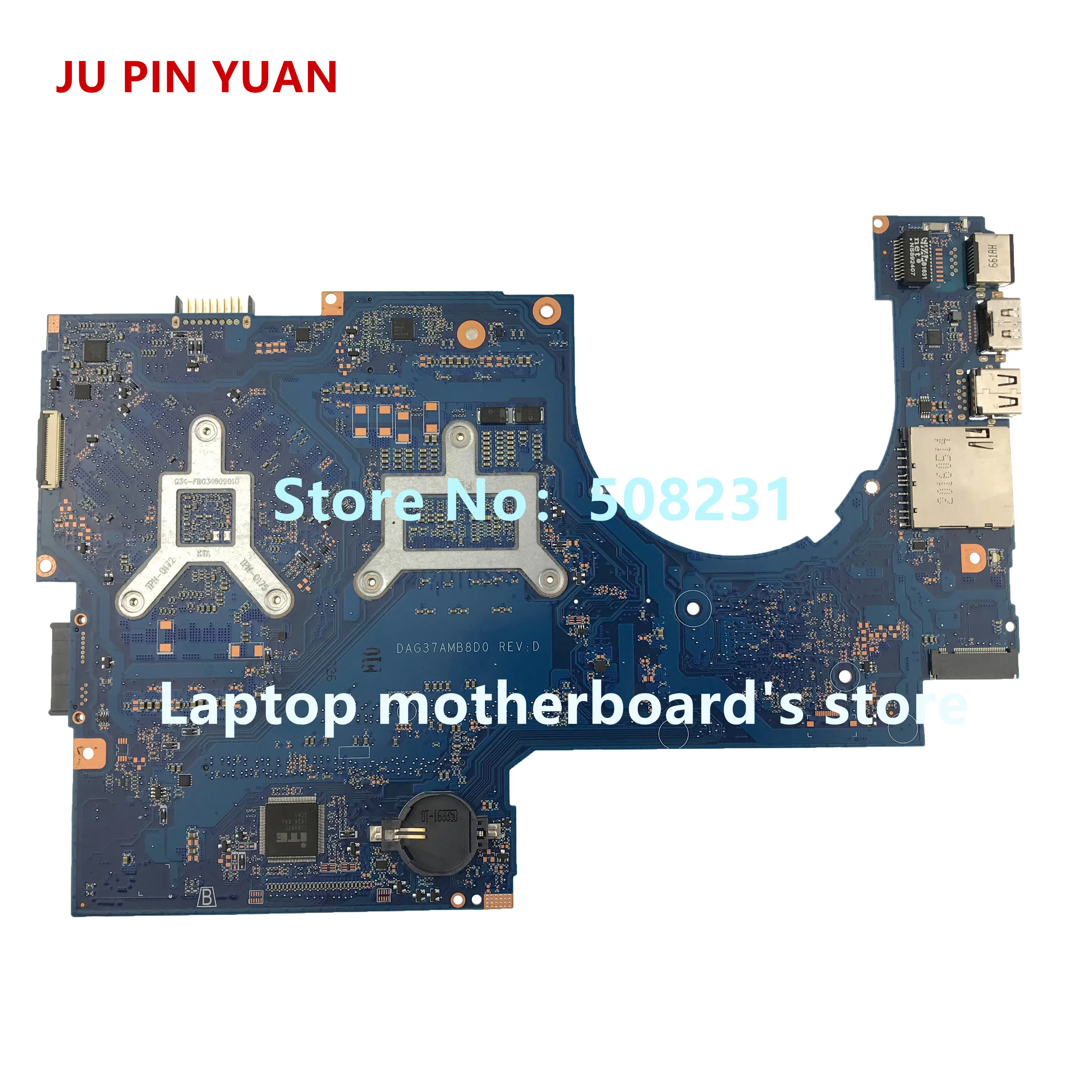 JU PIN Юань 601-903241 448.08J04.0011 для hp Pavilion x360 Кабриолет 13-u Материнская плата ноутбука PentN3710 полностью протестирована