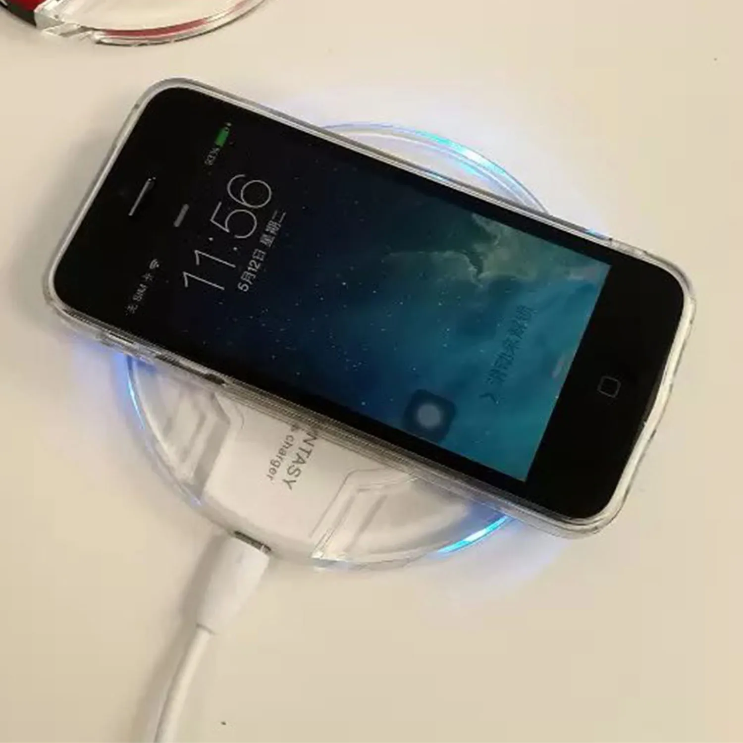 Besegad Qi Беспроводное зарядное устройство для зарядки power Pad Подставка Samsung Galaxy S8 Plus