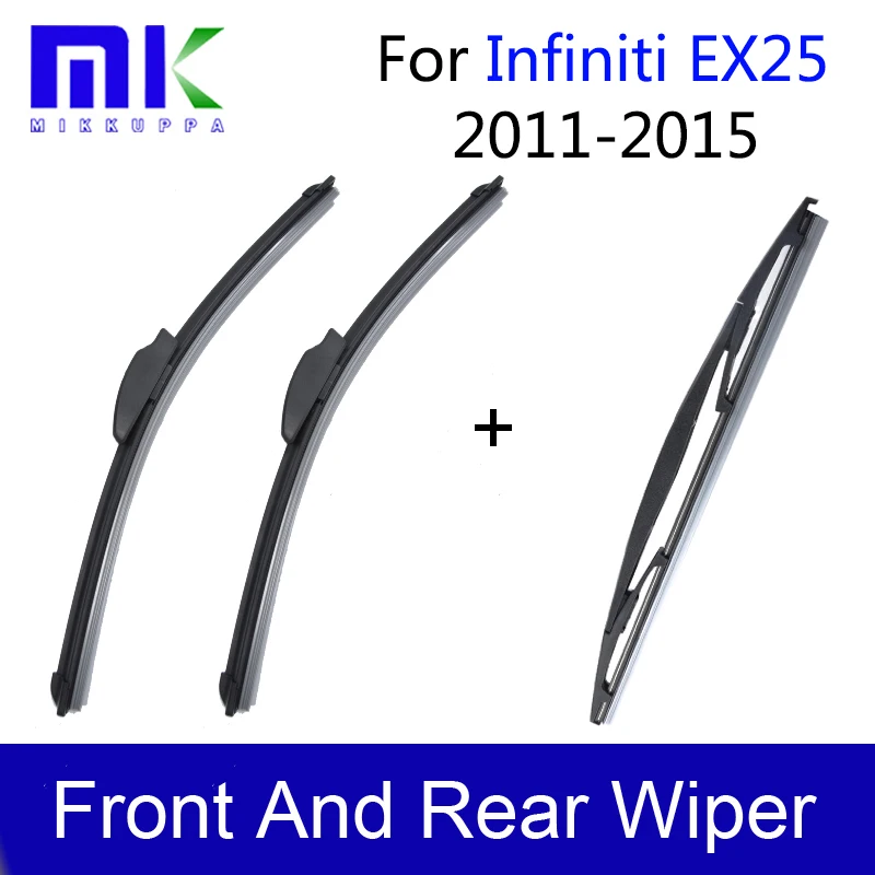 

Передние и задние стеклоочистители для Infiniti EX25 2011 2012 2013 2014 2015 лобовое стекло резиновые стеклоочистители автомобильные аксессуары