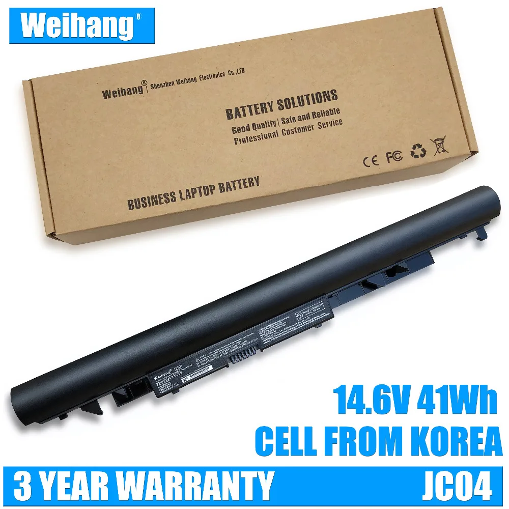 Аккумулятор Weihang для ноутбука HP 14 6 в 41 Вт/ч JC04 JC03 ноутбуков 15 BS BW 17 серии HSTNNHB7X 919701 850