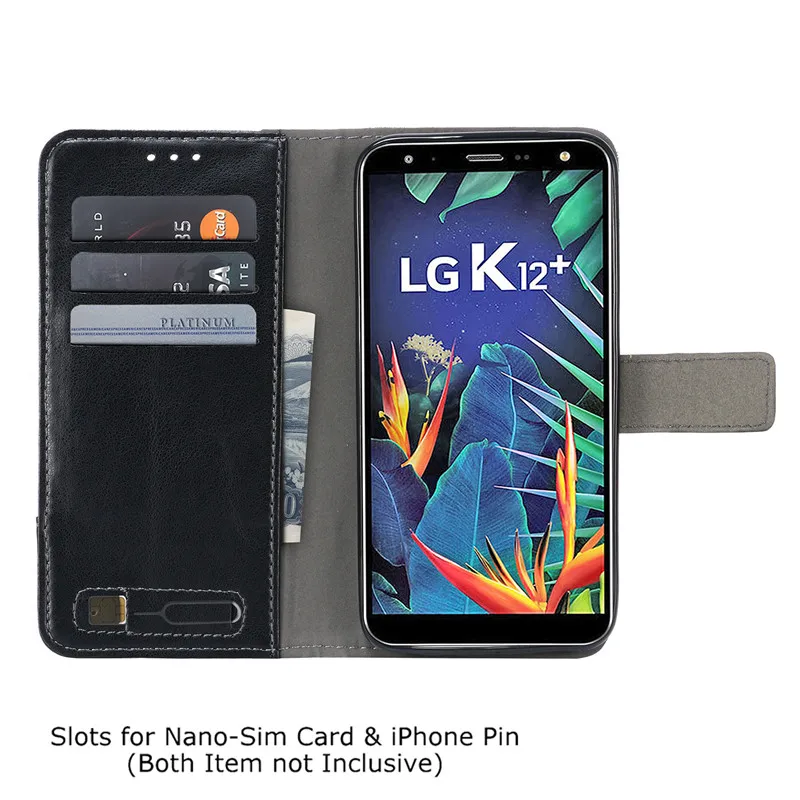 Чехол для телефона LG K40 K 40 чехол 2019 роскошный флип кейс из искусственной кожи силиконовый 5 7 дюйма задняя