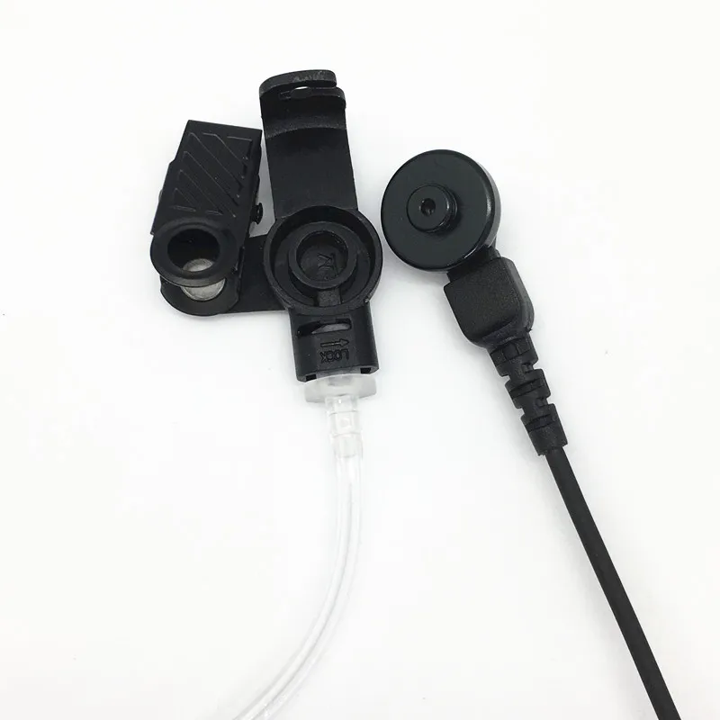 

5X long big ptt air tube headphone K plug 2pins for KENWOOD Baofeng Puxing WLN Wouxun TYT LINTON etc radios