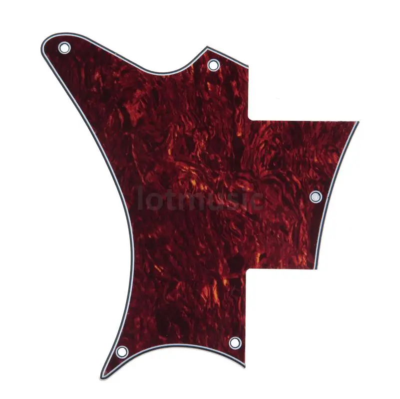 Запасная плоская гитарная накладка PRS SE 4 слойная коричневая черепаховая