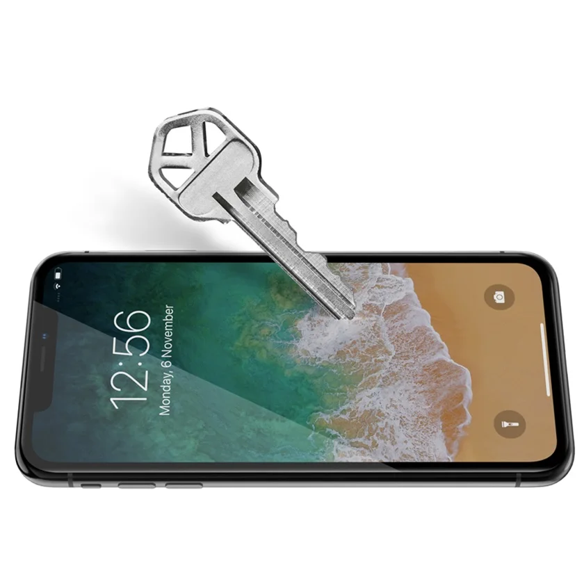 Высокоглинозема Полный Клей закаленное стекло для iPhone XS полное покрытие 9 H