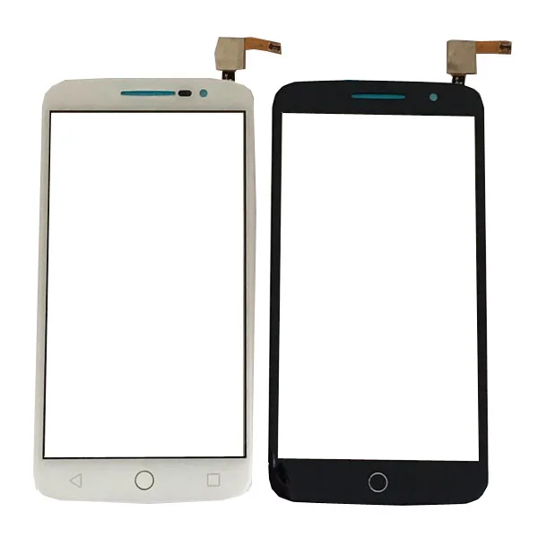 Черно белый цвет для Alcatel One Touch Pop 2 OT7044 7044 7044Y 7044A 7044X сенсорный экран дигитайзер с