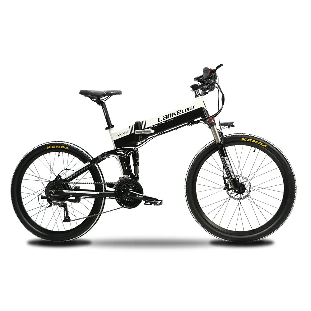 Lankeleisi XT750 складной электровелосипед с вилкой на подтяжках 12 8 А батарея 27