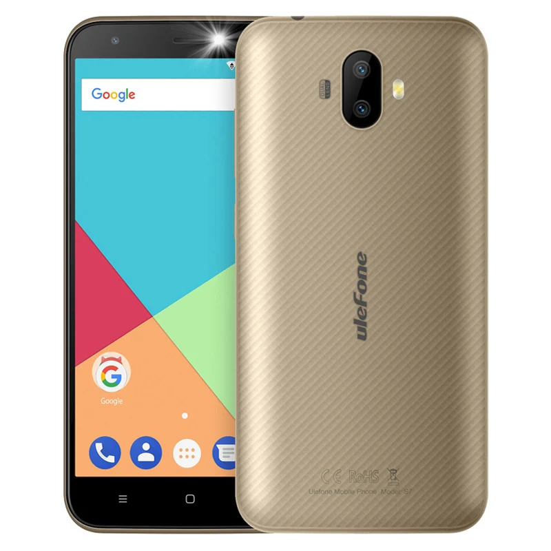 Оригинальный Ulefone S7 Pro сотовый телефон 5 0 &quotэкран 2 Гб ОЗУ 16 ПЗУ MTK6580A