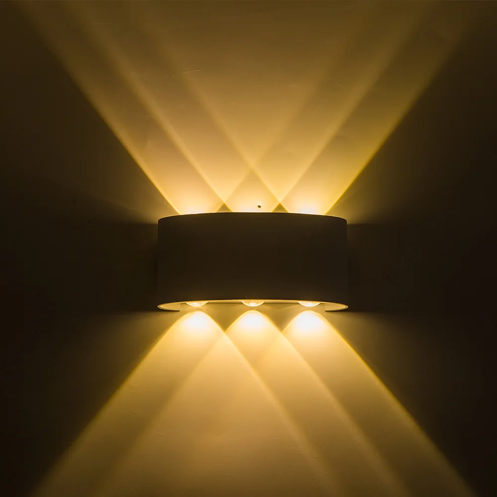 Водонепроницаемый IP65 Настенный светильник led 6W настенный для помещений/улицы