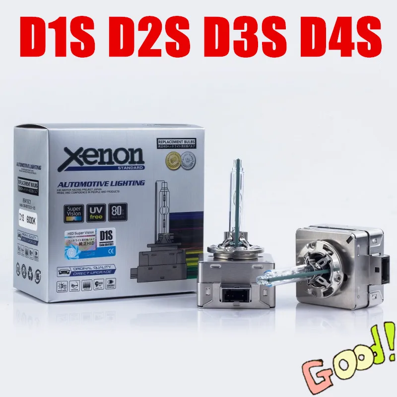 

Супер высокое качество 6000k D1S D2S D3S D4S ксеноновая лампа без УФ кварца трубочка с очками для напитков 35W hid фара