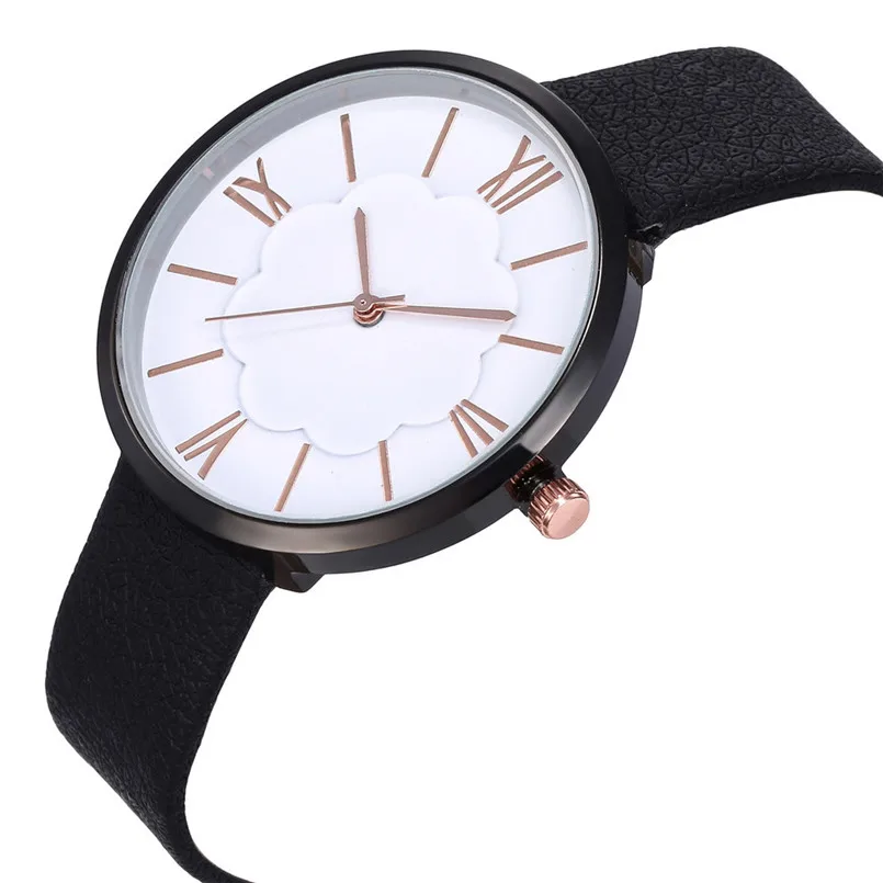 Женские Аналоговые кварцевые часы с круглым циферблатом | Наручные