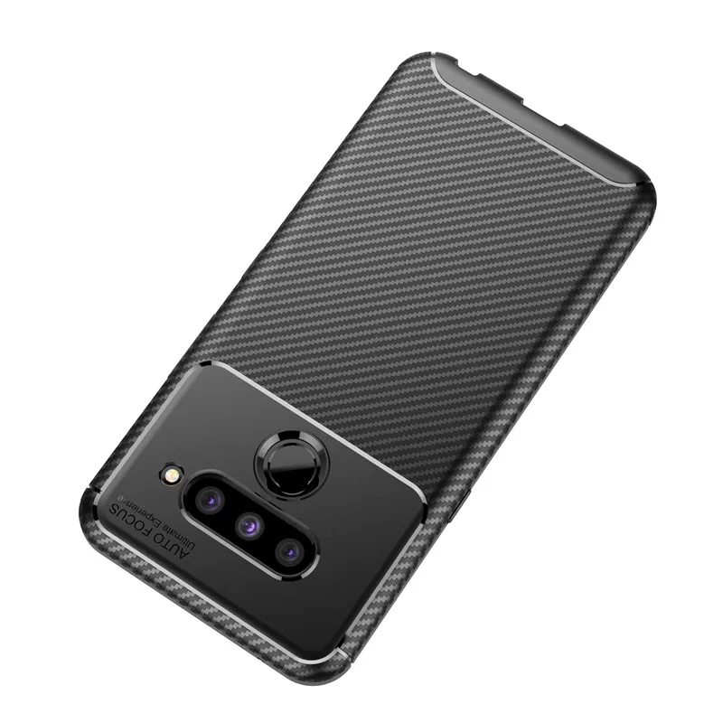 Для LG G8 чехол thinq conque TPU мобильный телефон мягкий углеродный fundas углеродное