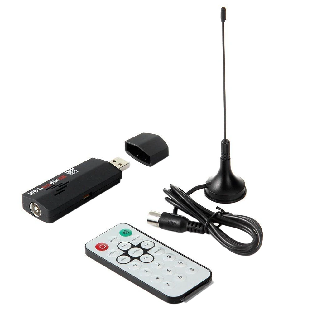 R820T + RTL2832U USB 2 0 DVB-T SDR FM DAB ТВ тюнер приемник палка для ПК ноутбука | Электроника