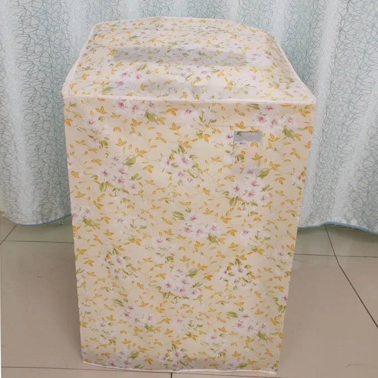 Рисунок hello kitty цветочный атласный ткань утолщаются стиральная машина водонепроницаемый чехол от пыли солнцезащитный чехол для стиральной машины шкаф