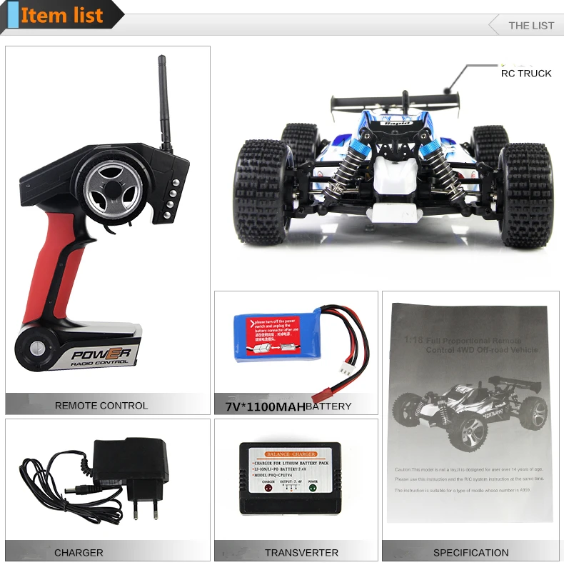 2019 RC автомобиль WLtoys 12428 4WD 1/12 2 4G 50 км/ч высокая скорость Monster Truck Радиоуправление