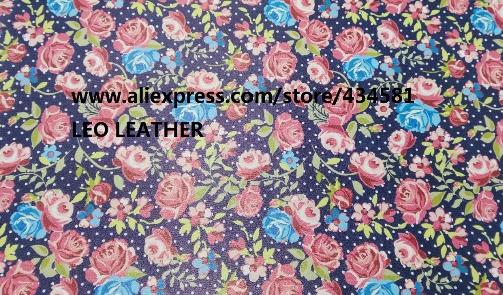 8 шт. искусственная экокожа с принтом в виде Розы|fabric long|fabric and leatherfabric with metallic threads |