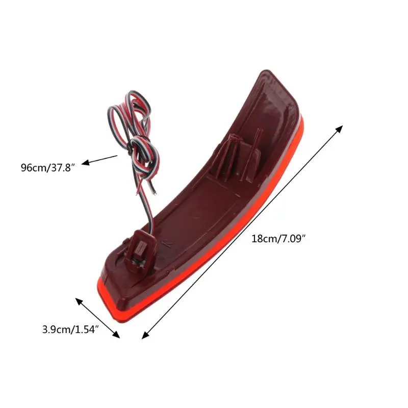 2 шт. отражатель бампера светодиодный задний фонарь заднего торможения